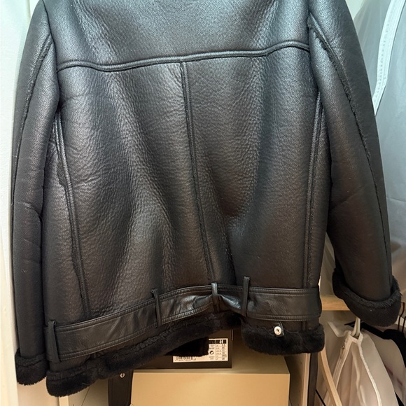 Zara Black Faux Fur Jacket - Picture 3 of 6